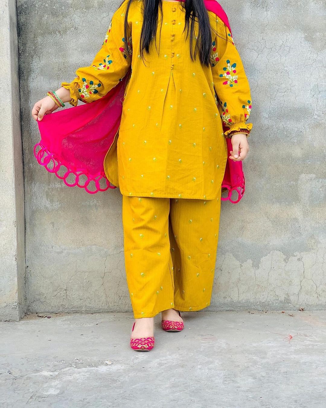 Buraaq embroidered 2pc