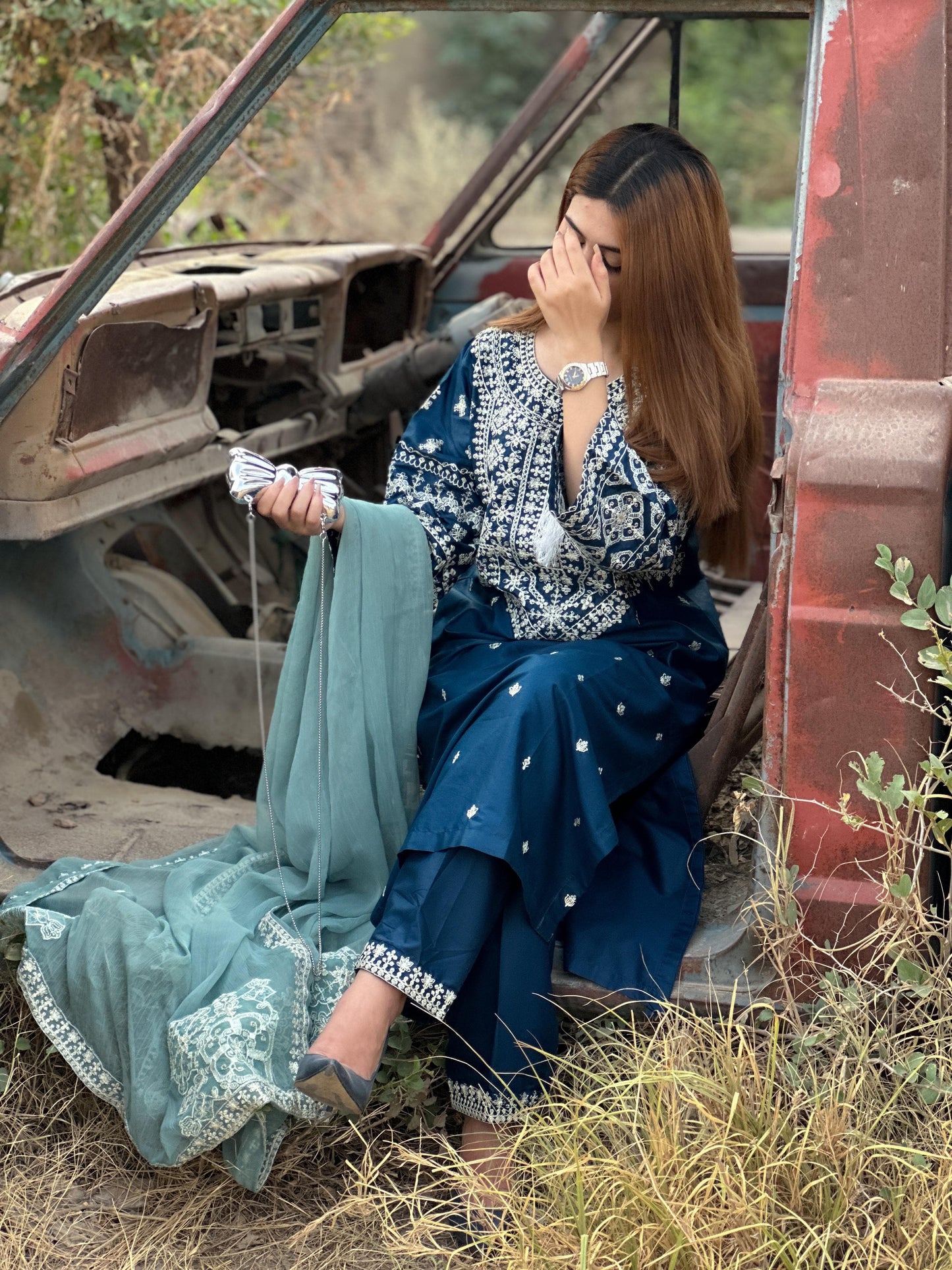 ZARA EMBROIDERY 3PC