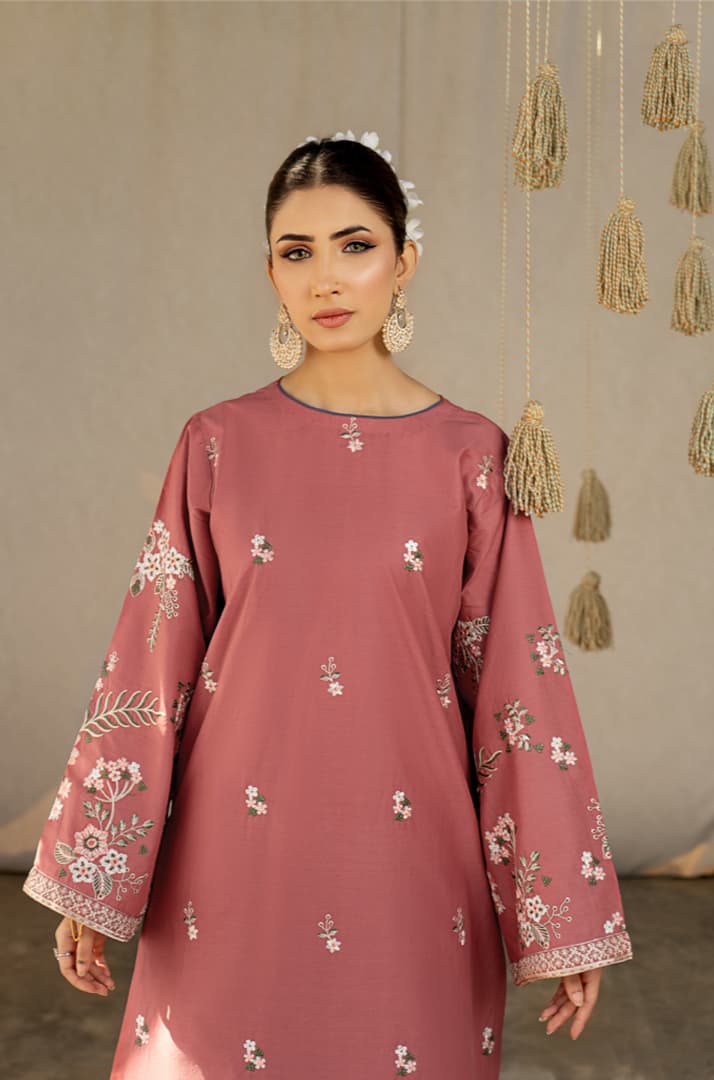 Dur e fishan emberiodery 2pc