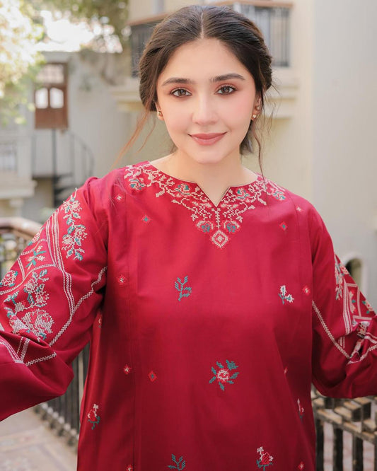 NISHA LAWN EMB ( FARSHI SHALWAR)