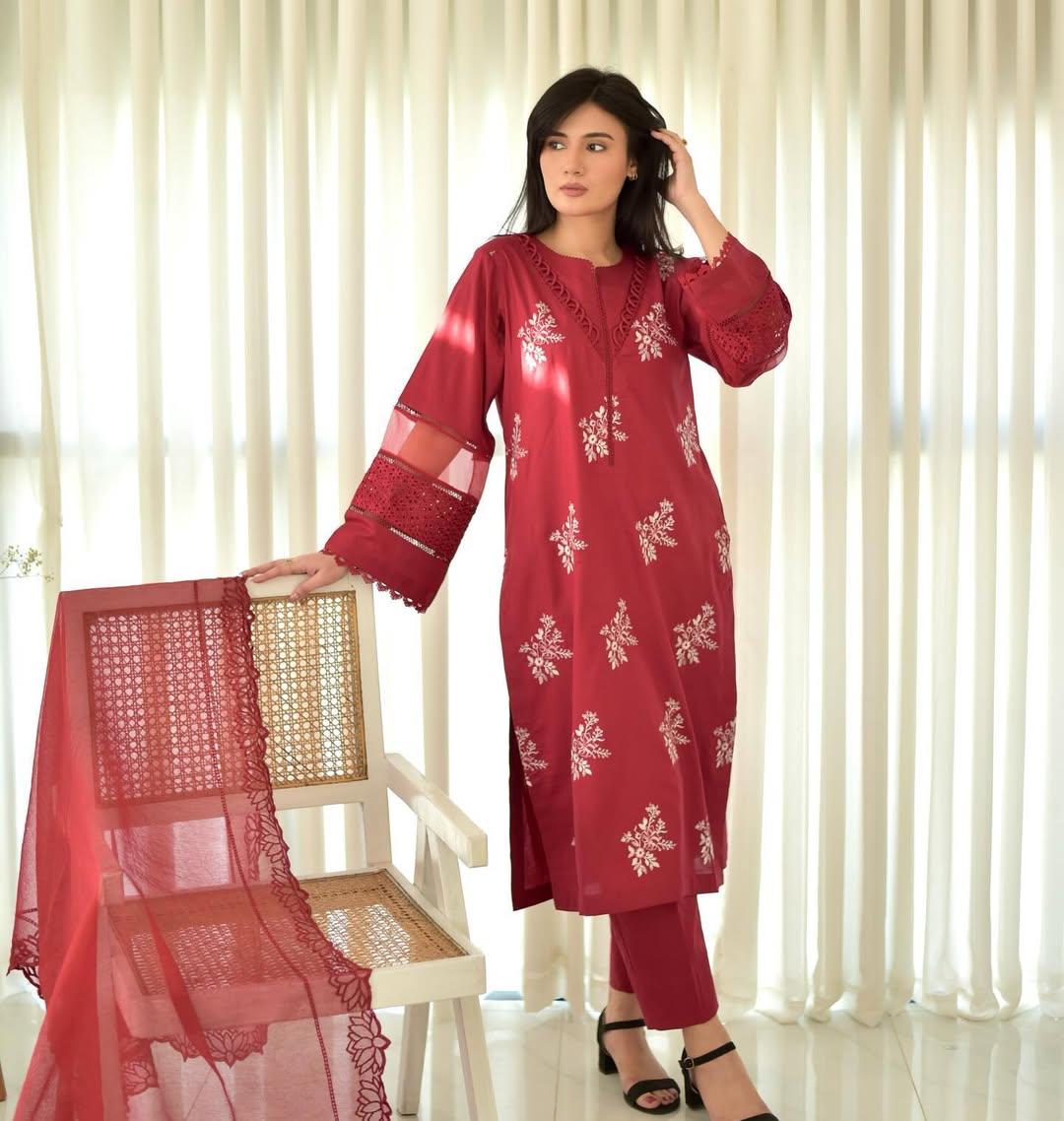HORIYA EMB CO-ORD SET