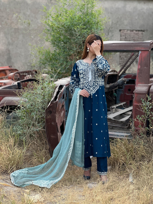 ZARA EMBROIDERY 3PC