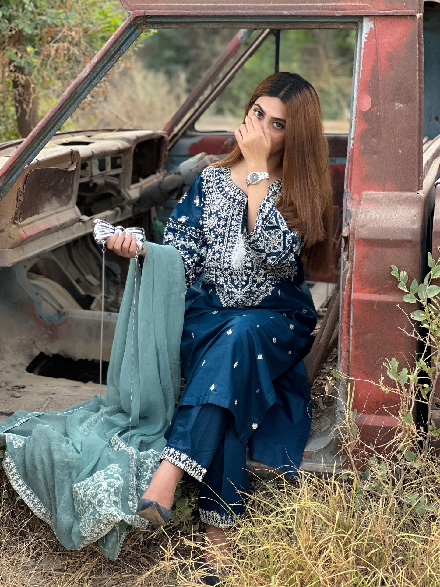 ZARA EMBROIDERY 3PC