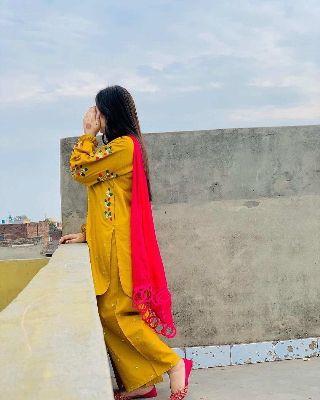 Buraaq embroidered 2pc