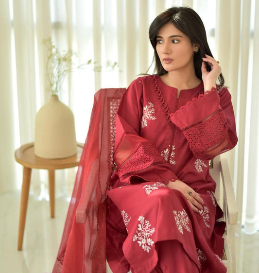 HORIYA EMB CO-ORD SET