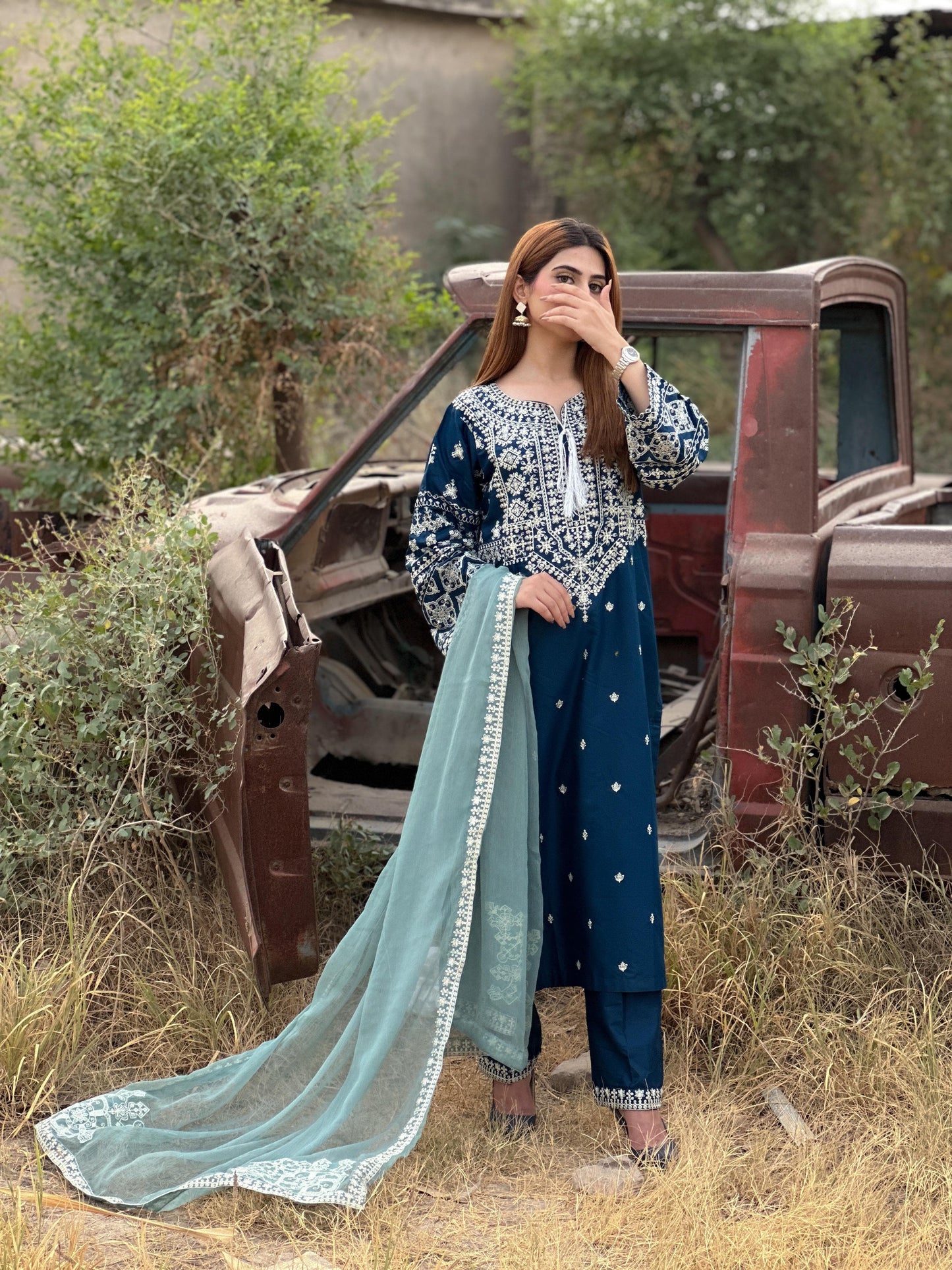ZARA EMBROIDERY 3PC