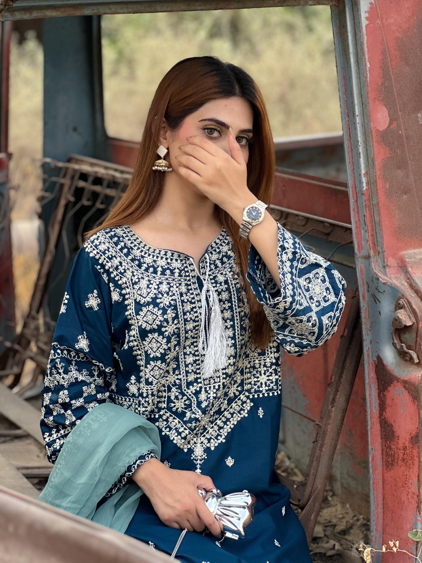 ZARA EMBROIDERY 3PC